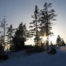 Efter en gr&aring; f&ouml;rmidda s&aring; sprack det upp och var. Foto: Frank Nordenberg.