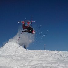 En meters puder!!!. Foto: Aurora Larsson. &Aring;kare: William Larsson.