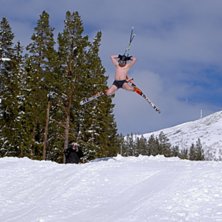 En &amp;quot;m&aring;sch&amp;quot; i bra v&auml;der... =). Foto: Roger Lundgren. &Aring;kare: Henrik Norberg.