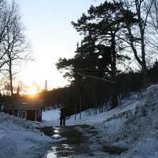 Byggde mig ett litet roadgap, vad g&ouml;r man annars . Foto: Thomas Witthoff. &Aring;kare: Linus Petersson.