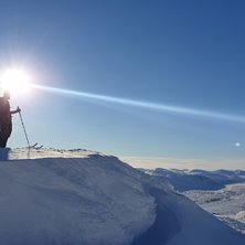 Topptur till Ottfj&auml;llet, V&aring;l&aring;dalen i slutet av .