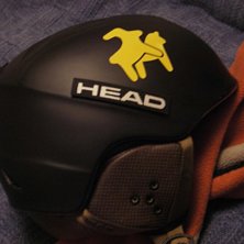 Foto: Min nya hj&auml;lm (Head). &Aring;kare: Julbocken temat :D.