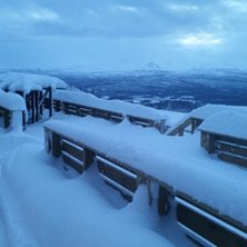 Hvitt gull :) 
Det har kommet 40 cm sn&oslash; siste dag.