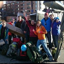 Nu &auml;r 9 av v&aring;ra deltagare samlade f&ouml;r uppf&auml;rd . Foto: Iglooski. &Aring;kare: Emma Furuvik, Pi Olsson, Riccardo Penzo, Fabian Rimfors, &Aring;sa Andersson, Johan Holmstr&ouml;m, Malin Andersson, Peter Nilsson Westrin.