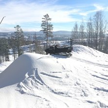 Kunstsn&oslash; og nysn&oslash; i Kongsberg!
Flotte forhold i .