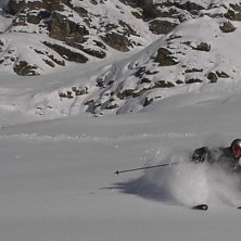S&auml;songspremi&auml;r i Verbier!. Foto: Marcus Lutteman. &Aring;kare: Henrik Wahlberg.