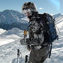 sn&ouml;gubben jonas trillade i offpisten... . Foto: peter dalebro. &Aring;kare: Jonas dalebro.