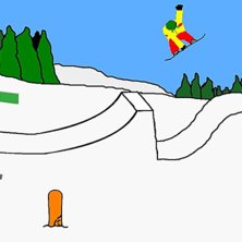 Brorsan rippar i N&auml;s Park. Jag filmar... Foto: Paint. &Aring;kare: Petter.