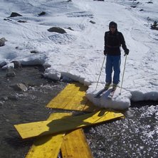 Glacier Backcountry ski-run. Foto: Maik. &Aring;kare: Martin.