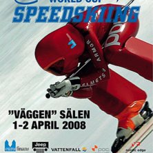 Intel WC Speedskiing poster 2008. &Aring;kare: Sanna Tidstrand.