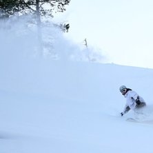 Pudder i lange baner :). Foto: Kurt Are Lona. &Aring;kare: Teodor Ruud.
