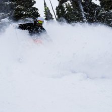 En dag p&aring; Whistler med lite nysn&ouml;=). Foto: Ludwig Mike Andersson. &Aring;kare: Robin Sandberg.
