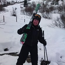 Vilse i sn&aring;rskogen i ett sn&ouml;fattigt BG, v1 2010.. Foto: Sj&auml;lvportr&auml;tt. &Aring;kare: Mats N&auml;slund.