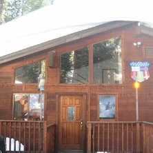 the Scandinavian Club cabin. Foto: Emelie.