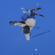 Meg i en backflip.. Foto: Espen Kalkenberg. &Aring;kare: Kenneth L&oslash;k&aring;s.