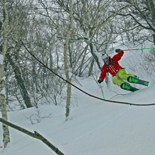 Sk&ouml;n &aring;kning ner mot Hanazono! &Auml;ven denna dag ny. Foto: Henke Liljeqvist. &Aring;kare: Robert Hortlund.
