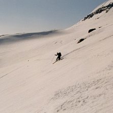 P&aring; tur i ammarn&auml;sfj&auml;llen. Vi l&aring;g ute i tre vec. Foto: Jesper Lundqvist. &Aring;kare: Erik Gunnarsson.