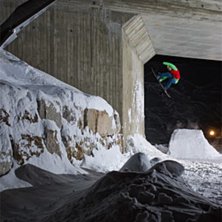 Stalefish in i wallride under j&auml;rnv&auml;gen i Geilo. Foto: Emil Eriksson. &Aring;kare: Marcus Lindstr&ouml;m.