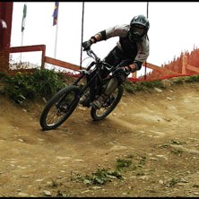 Fast in a berm. Foto: Kjell Holtenkrans. &Aring;kare: Jag (jocke).