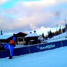 F&ouml;rsta g&aring;ngen hon railar ;d. Foto: Jag. &Aring;kare: Ina-Marie.