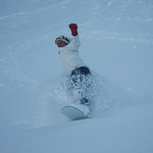 Pudersn&ouml;! &amp;lt;3. Foto: SB. &Aring;kare: Jag.