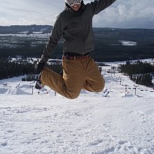 jaa, st&aring;r o torr-hoppar lite =). Foto: Pickan. &Aring;kare: Linn. Andersson.