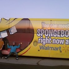 SPONGEBOB AT WALLMART. Foto: Owen Laj. &Aring;kare: Paul carmichael(jag) Salero Smith.