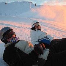 jag och n&aring;gra kompisar uppe i &aring;re f&ouml;r f&ouml;rsta g. Foto: Lotta dahlstr&ouml;m. &Aring;kare: Pelle johansson, Johan Andersson.