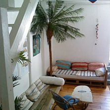 Chillh&ouml;rnan i v&aring;rt hus i Hossegor.
