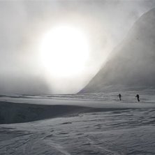 topptur med v&auml;xlande v&auml;der, tirols h&ouml;gsta berg.. Foto: tobias luthe. &Aring;kare: madelene nilsson, arne &amp;amp; jan.