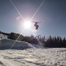 Kungsberget 3 veckor efter st&auml;ngning.. Foto: Oskar Ahlgren. &Aring;kare: Olof Molin.