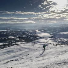 Vi hudade Lill-skutan med mina f&ouml;r dagen nya Salo. Foto: Anders Sundstr&ouml;m. &Aring;kare: Fredrik Wikfeldt.