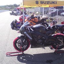 Min nya leksak.. Foto: Johan &Aring;berg. &Aring;kare: Honda cbr 1000 rr -08.