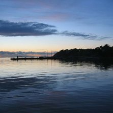 H&auml;rlig kv&auml;ll, togs dagen efter stormen Gudrun. Foto: Melinda Sundstr&ouml;m.