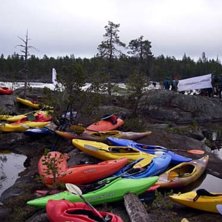Publikens b&aring;tar vid freestylet&auml;vlingen i europac. Foto: Emma Lundgren.