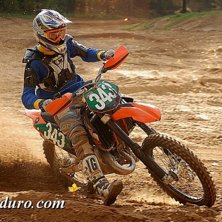 Linus p&aring; hans KTM SX 144cc. Foto: Gunnar . &Aring;kare: Linus N.