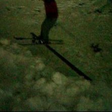 En m&ouml;rk kv&auml;ll vid bandybanan. Foto: Charkman.