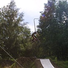 Plywood BMX Festival 06, Skog&aring;s.
Jag med en 360s. Foto: Sven Wir&eacute;n. &Aring;kare: Morgan Larsson.