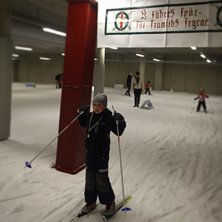 Abstinens stillas med 90 m Vasalopp inomhus p&aring; ko.