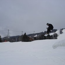 Tailgrab i hajfell f&ouml;rra &aring;ret :D. Foto: Conny Martinsson (farsan). &Aring;kare: Felix Martinsson.