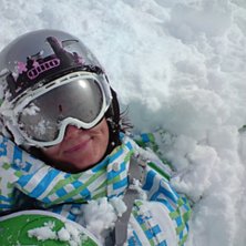 Efter en sk&ouml;n puderkrasch. Foto: Jag. &Aring;kare: Jag.