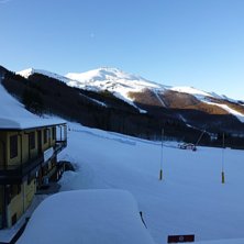 Morgonutsikt fr&aring;n hotellf&ouml;nstret. Foto: Mats Larsen.