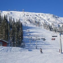 Fotot &auml;r taget vid ostbackarna i idrefj&auml;ll, vid . Foto: Anton.
