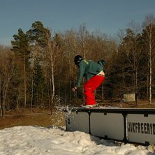 Rails n BBQ, jakfreeride runda av s&auml;songen. Foto: Andreas H&ouml;jvall. &Aring;kare: Seb Hjorth.