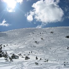Offpisten mellan Markudjik2 och Markudjik3. Foto: Melker Rinaldo.