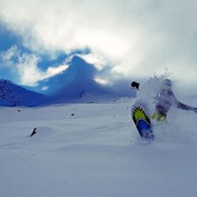 me and my lovely board. &Aring;kare: Alfred Bols&ouml;y.