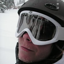 En sn&ouml;ig dag i backen.... Foto: Jens Nygren. &Aring;kare: Emil Blomstrand.