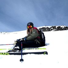 N&aring;gonstans mellan Cime de Caron, Val Thorens, och. Foto: Emelie S..