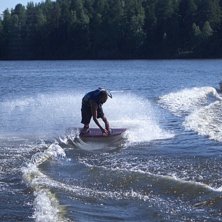 Slajjdar lite =). Foto: Marie Carlsson. &Aring;kare: Fredrik Dahlberg.