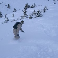 Gles skog i Meribel. Foto: Maria Hasselqvist. &Aring;kare: Johan Hasselqvist.